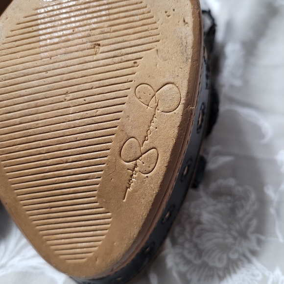 🎉HP🎉Wedges Jessica Simpson brown and black size 8.5 - Picture 3 of 7